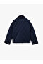 Women's Long Sleeve Zippered Pocket Detailed Classic Collar Quilted Jacket - 2