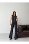 Women's Vest Trouser Suit Button Detail Stylish Two-Piece Suit Modern Office Casual Suit