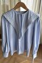 Blue Shirt with Lace Detail Msy1329 - 6