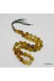 Colombian Insect Amber Rosary 33 beads 70g 14.5 - 17 mm