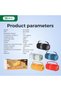 -602 Bluetooth Speaker Portable 16W Wireless Speaker with LED Light, Type-C Charging & Deep Bass - 2