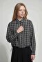Black Waist Clip Detailed Shirt