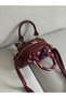 Women's Retro Design Scarf Shoulder Bag Daily Stylish Hand and Shoulder Bag with Accessories En21 Size14 - 5