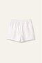 Girl's Collar Detailed T-Shirt and Shorts Skirt Cotton Summer Set - 5