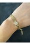 Vip Steel 14K Gold Color Women's Bracelet