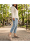 Women's Genuine Leather Lightweight Summer Casual Shoes Beige - 7