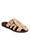 Women's Suede Gold Buckle Bohemian Slippers - 2