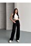 Women's Elastic Waist Glittery Wide Leg Sweatpants with Pockets 3054 - 6