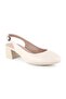 Women's Genuine Leather L061.543 Rubber Sole Heeled Sandals