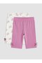 Vizyon New Season Bowknot Girls' Shorts Leggings 2-Pack - 4