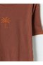 Vizyon New Season Crew Neck Embroidered Girls' T-Shirt - 3