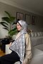 Lorien Silk Voile Shawl-Black - 5