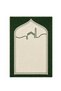 Non-Slip Base Soft Digital Carpet Prayer Mat Green Prayer Rug - 2