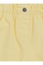 Yellow Bow Detailed Girls' Shorts - 4