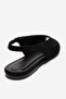 Serina Black Suede Women's Sandals - 5