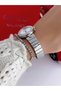 Steel Strap 2 Year Warranty 3 Atm Waterproof Women's Wristwatch + Bracelet Gift - 6