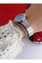 Steel Strap 2 Year Warranty 3 Atm Waterproof Women's Wristwatch + Bracelet Gift - 7