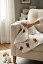 Baby Blanket 75X80 cm Reversible Pique Muslin 100% Cotton Breathable Soft - 3