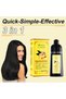 500ML Hair Colour Shampoo - Ginger Black Dye for Gray Hair in 5 Minutes, 100% Healthy No Dama - 7