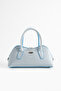 Women's Light Blue Hand and Shoulder Bag - 2