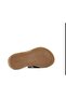 Women's Genuine Leather Straw Detailed Comfortable Flat Slippers - 5