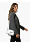 Textured Crossbody Bag with Magnetic Snap Closure - 2