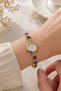 Stars Women's Watch Steel Gold Color Purple Starry Band White Dial Elegant Stylish Old Money Luxury Women's Wristwatch 2026 - 5