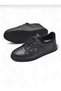 7466 Orthopedic Sole Daily Genuine Leather Men's Shoes - Light Sole Rubber Laced Casual Shoes - 4
