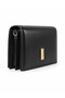 Women's Two-Compartment Square Hand and Shoulder Bag with Flap - 2