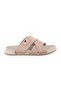 Men's Genuine Leather L014.258 Eva Sole Cross-Strapped Nubuck Slippers - 2