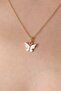 Gold White Color Figure Women's Necklace - 2