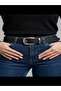 Women's Belt Buckle Bridge Detailed Casual 2.8 cm - 5