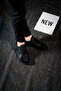 Men's Comfortable Sporty Black Sneaker Shoes - 4
