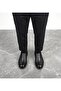 Men's genuine leather black casual classic shoes - lightweight & comfortable - 3