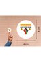 Boycott Labels Silence the Oppression Label Round Matte Sticker 4 cm (45 Pieces)