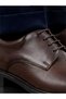 Premium Brown Genuine Leather Men's Casual Shoes - with Special Stitching Detail - 2
