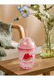 Mixed Watermelon Printed Soft Drink Glass with Straw 450 ml (S6)