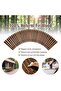 Wooden Garden Pathway Roll Out Walkway – Carbonized Wood Flexible Curved Boardwalk - 5
