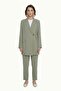 Blazer Collar Accessory Detailed Suit Island Tea Suit 1952