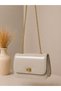 Women's Patent Leather Shiny Chain Cover Bag - 2