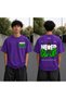Unisex Oversize T-Shirt Gi̇ve up Printed 100% Cotton T-Shirt Comfortable Fit