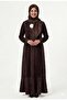 Women's Asymmetrical Embellished Long Combed Cotton Dress