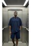 Ottoman Flexible Lycra Oversize Fit Shorts T-Shirt Set 1Kh1