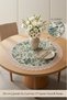 Green Floral Runner, Authentic Stylish Decorative Coffee Table Runner Stain Resistant Water Repellent Table Runner - 3