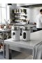 Chef Star 2-Piece Glass Spice Jar Set with Metal Lid and Window Detail - Black / White Options - 2