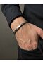 Steel Men's Silver Color Handcuff Bracelet - 2