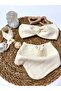 Double Layer Muslin Bandana, Baby Bib and Pacifier Strap Set, Scarf, Collar - 3