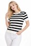 Women's Striped Basic Tshirt - 3
