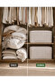 42X53X20 Striped Under-Bed Storage Bag – Large Size Quilt Blanket Organizer, Durable Zippered Organizer - 3