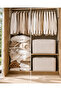 42X53X20 Striped Under-Bed Storage Bag – Large Size Quilt Blanket Organizer, Durable Zippered Organizer - 4